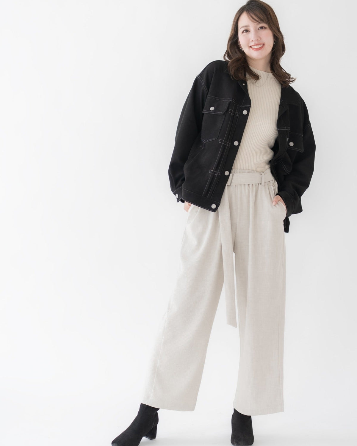 【返品送料無料!おうち試着室】エコスエードGジャン (ユニセックスライン)