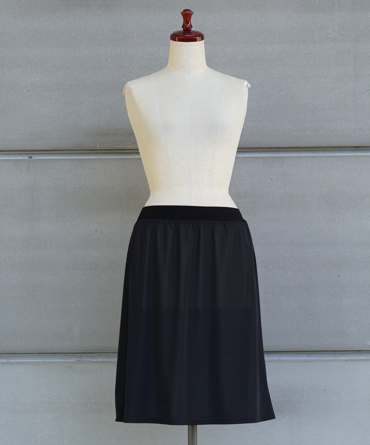 【洗える】快適リブペチスカート