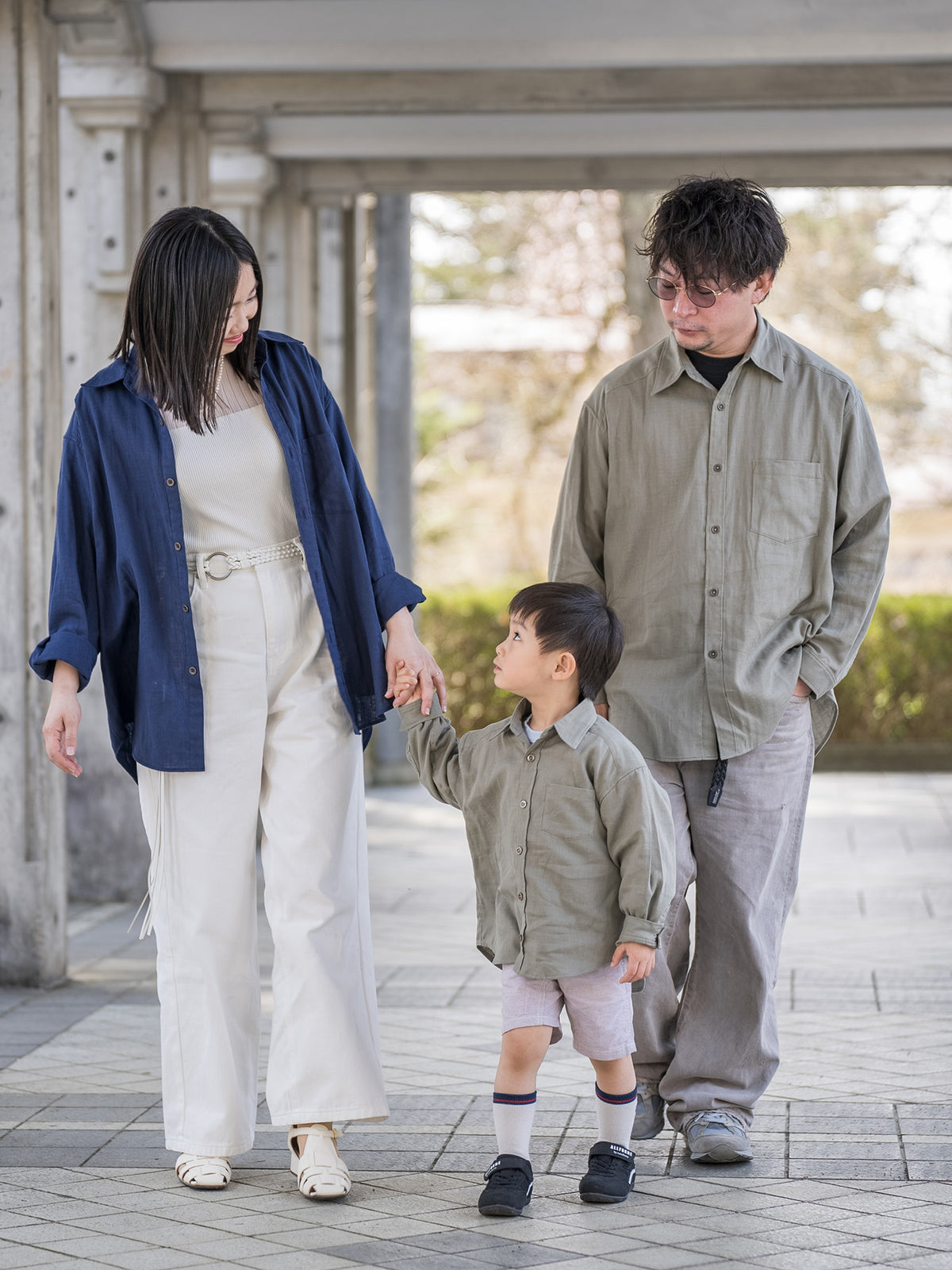 4/24(金)21時発売開始【3周年記念】ダブルガーゼドレスシャツ(親子でお揃い可)