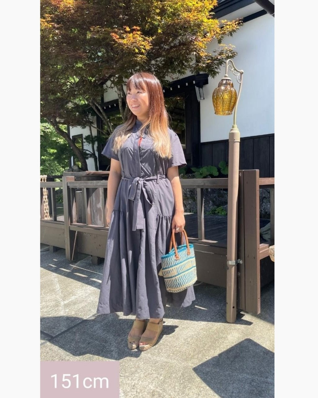 【洗える】ミリタリーサマードレス