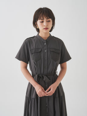 【洗える】ミリタリーサマードレス