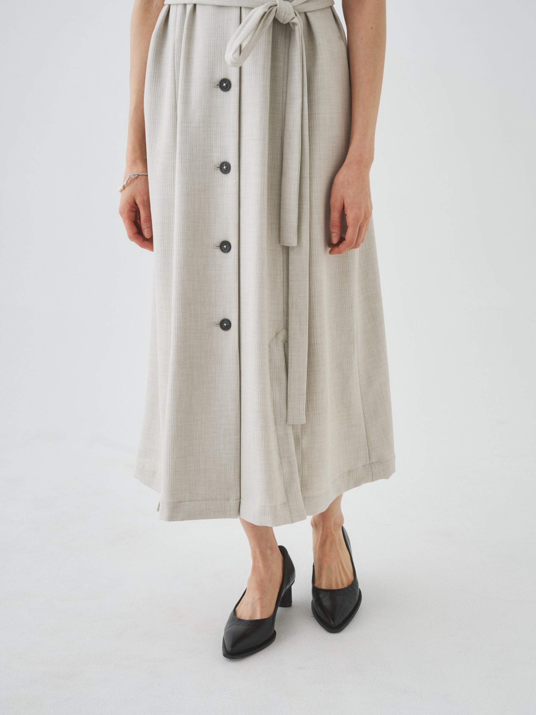 3/13(金)21:00発売開始【洗える】ノースリーブチェスターワンピース