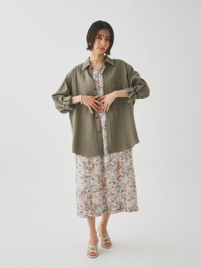 6/5(金)21:00発売開始【洗える】小さな花のノースリーブワンピース