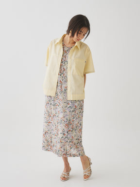 6/5(金)21:00発売開始【洗える】小さな花のノースリーブワンピース