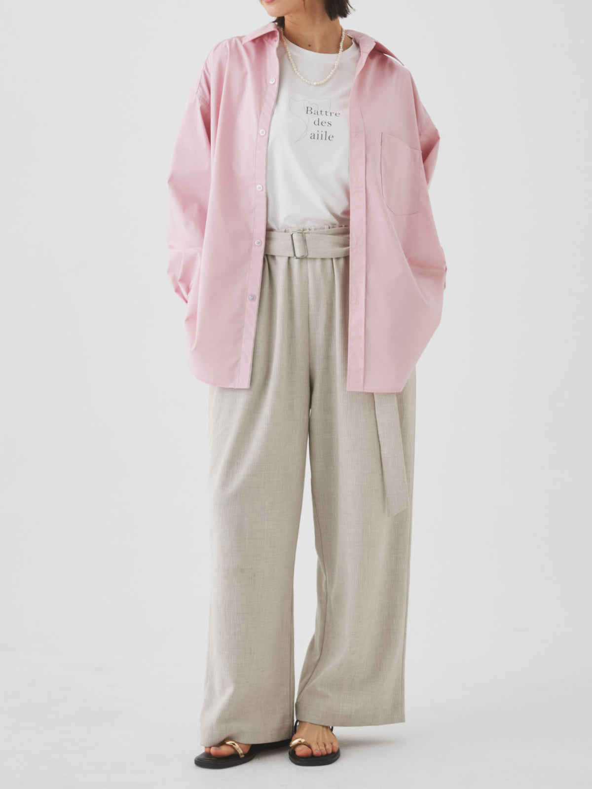 【洗える】エレガンスリラックスパンツ