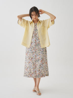 6/5(金)21:00発売開始【洗える】小さな花のノースリーブワンピース