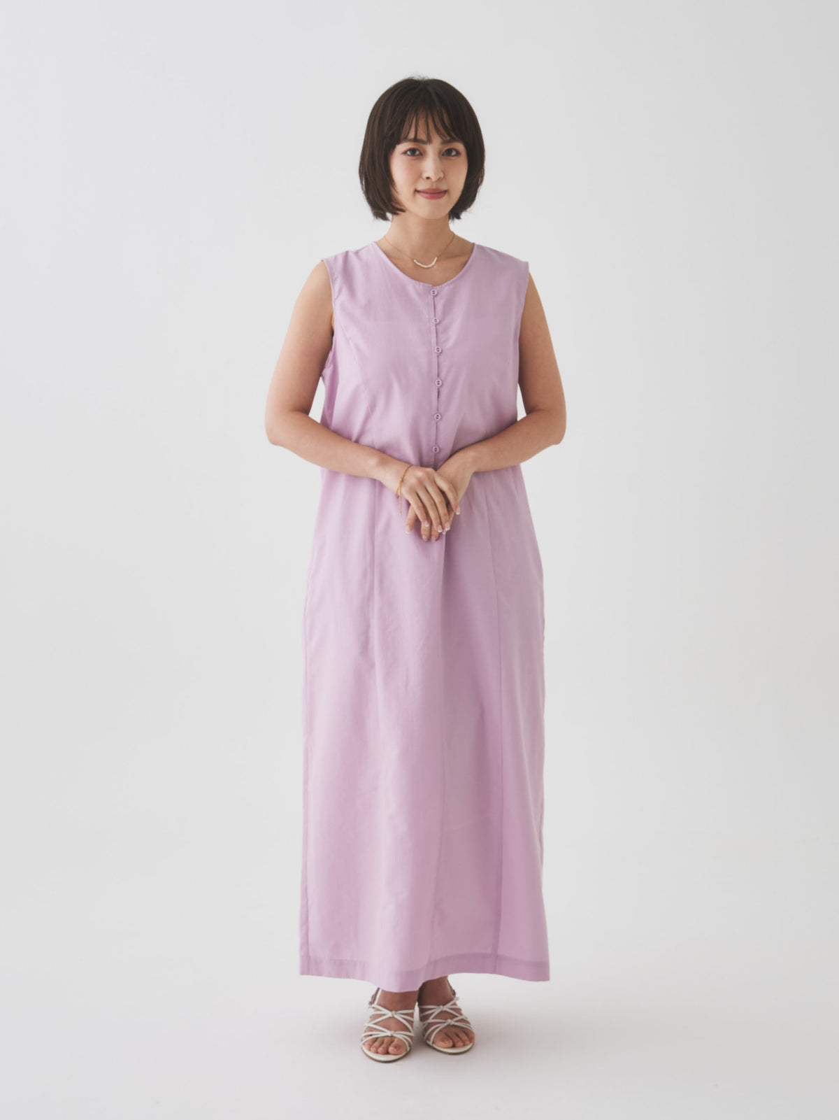 6/5(金)21:00発売開始【洗える】ALL DAYノースリーブワンピース