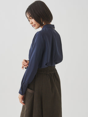 【10月末お届け予定】チェックプリーツ巻きスカート