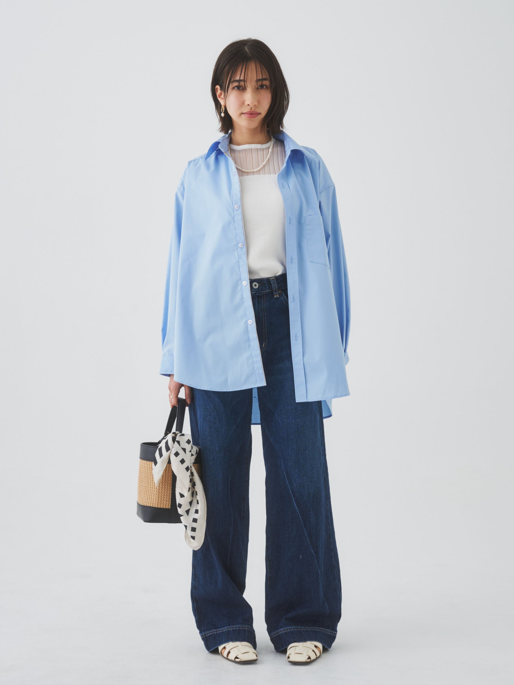 3/20(金)11:00発売開始【洗える】COLOR:FREEドレスシャツ