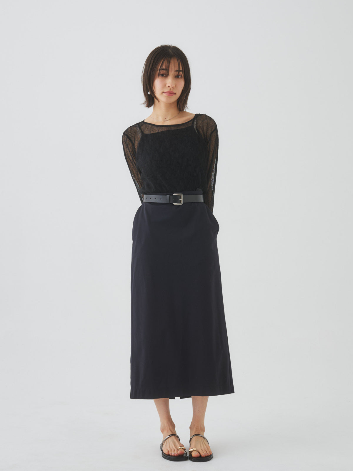 3/20(金)11:00発売開始【洗える】スウェットな着心地タイトスカート