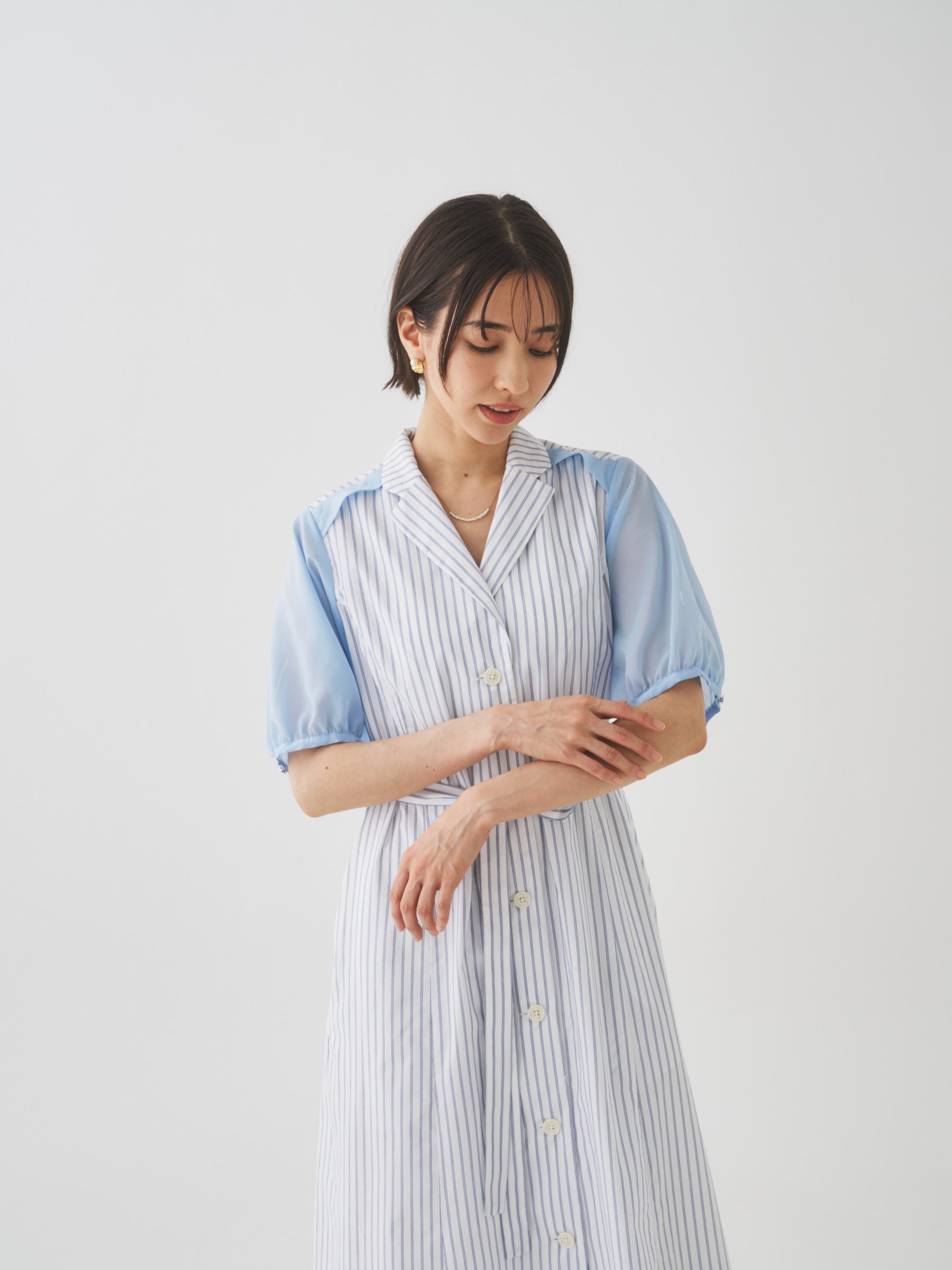 6/5(金)21:00発売開始【洗える】サマーチェスターワンピース