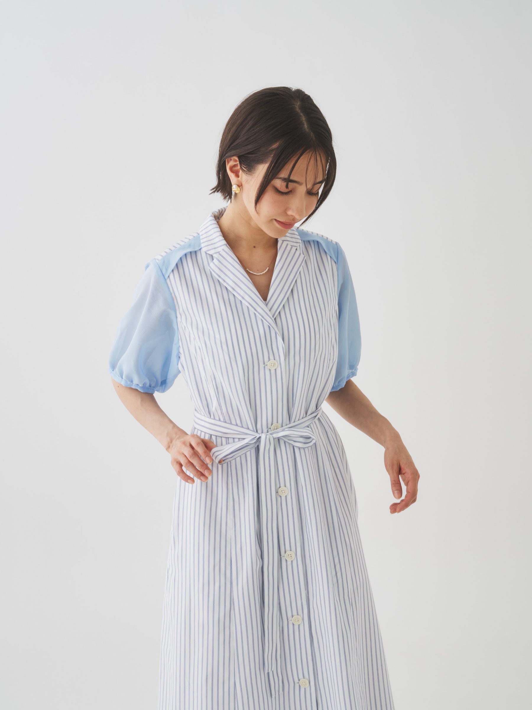 6/5(金)21:00発売開始【洗える】サマーチェスターワンピース