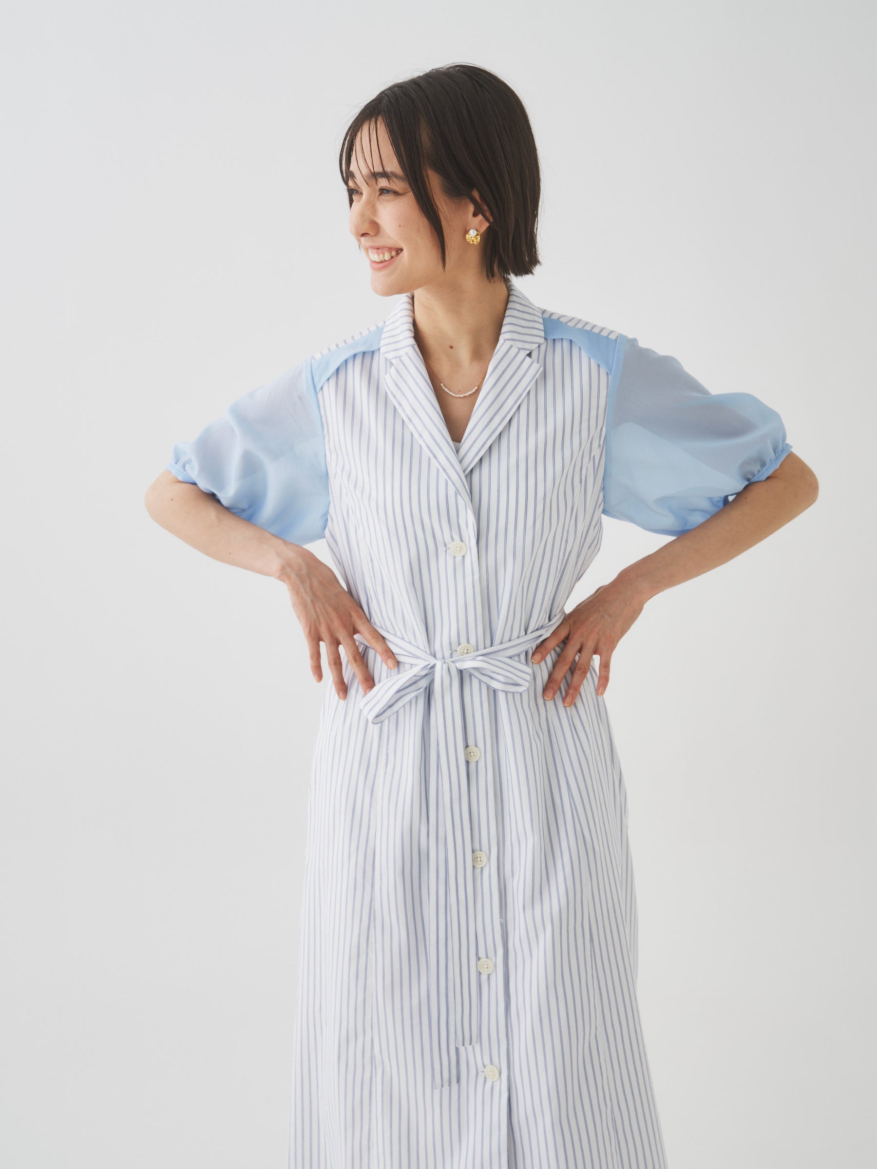 6/5(金)21:00発売開始【洗える】サマーチェスターワンピース