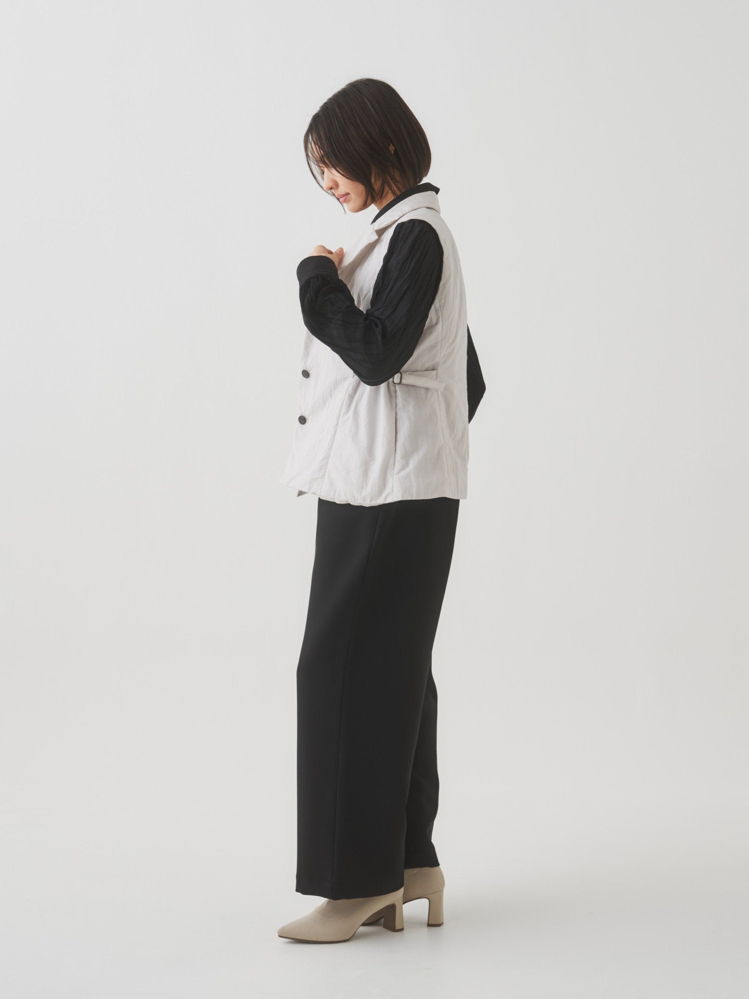 【洗える】エレガンスリラックスパンツ