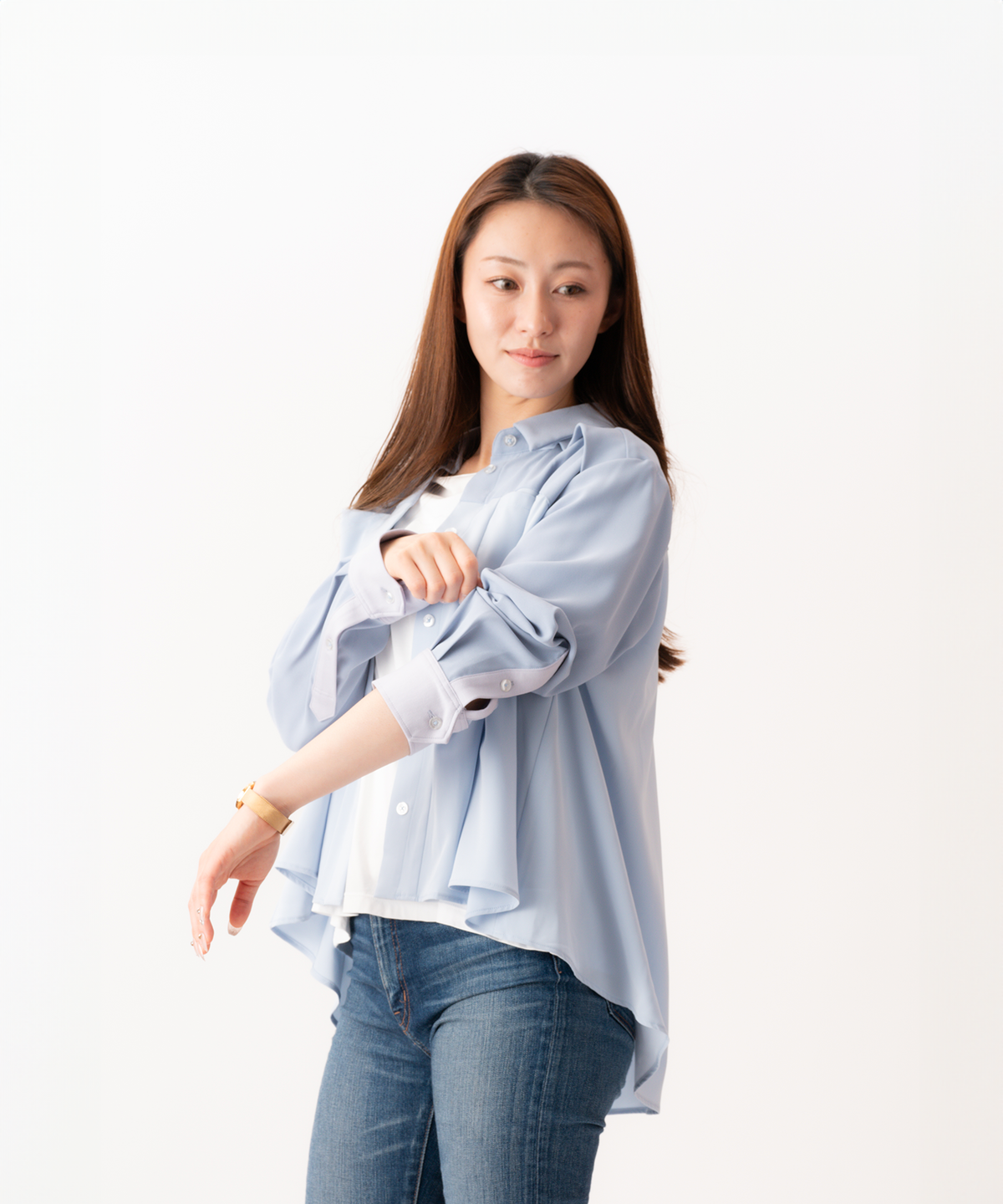 【洗える】ミリタリーシャツ