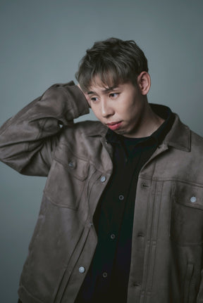 【洗える】エコスエードGジャン (ユニセックスライン)