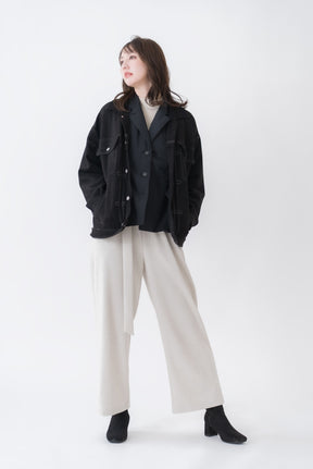 【洗える】エレガンスリラックスパンツ