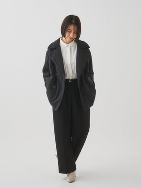 【洗える】波のうつろいピンタックシャツ
