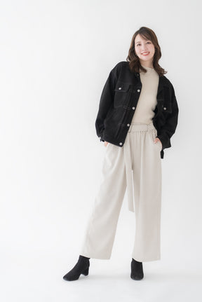 【洗える】エレガンスリラックスパンツ