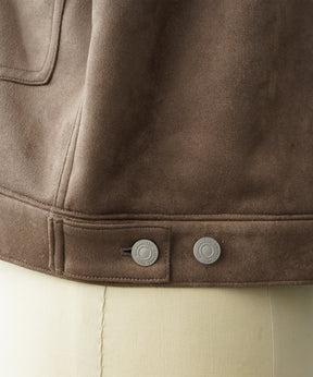 【洗える】エコスエードGジャン (ユニセックスライン)