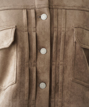 【洗える】エコスエードGジャン (ユニセックスライン)