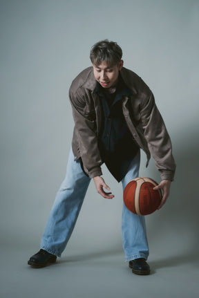 【洗える】エコスエードGジャン (ユニセックスライン)