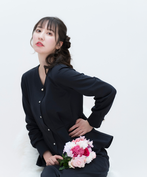 3/20(金)11:00発売開始【洗える】スウェットな着心地ペプラムブラウス