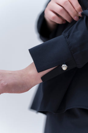 3/20(金)11:00発売開始【洗える】スウェットな着心地ペプラムブラウス